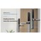EZVIZ DL06 Pro Smart Fingerprint Door Lock Metallic Grey   Dual-Sided Biometric Access Keyless Entry System   Aluminum Alloy Security Smart Door Lock for Home and Office
