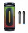 MAGIC STAR Boombox Portable Party Karaoke Speaker L-2811 with 2 Wireless Microphones, LED Lights, Digital Display, Bluetooth V5.3, 60W RMS