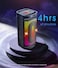 MAGIC STAR Boombox Portable Party Karaoke Speaker L-2811 with 2 Wireless Microphones, LED Lights, Digital Display, Bluetooth V5.3, 60W RMS