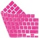US Version Russian Keyboard Cover for MacBook Air 15.3"/13.6" 2022,2023 Model A2941,A2681 &amp; MacBook Pro 14" 2023,2022, Model A2442,A2779 &amp; MacBook Pro 16" 2023,2022, Model A2485,A2780 M1, Pink