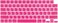 US Version Russian Keyboard Cover for MacBook Air 15.3"/13.6" 2022,2023 Model A2941,A2681 &amp; MacBook Pro 14" 2023,2022, Model A2442,A2779 &amp; MacBook Pro 16" 2023,2022, Model A2485,A2780 M1, Pink