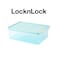 LocknLock Freezer Fit Container Rectangle 2.2L&ndash; BPA-Free, Microwave &amp; Dishwasher Safe