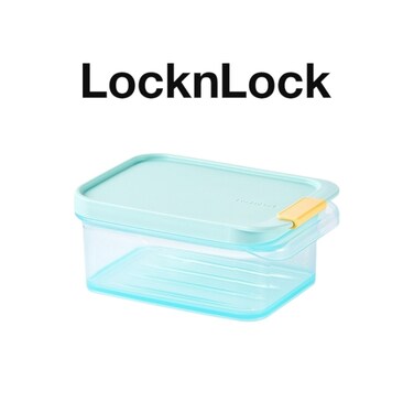 LocknLock Freezer Fit Container Rectangle 450ml &ndash; BPA-Free, Microwave &amp; Dishwasher Safe