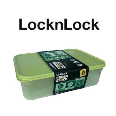 LocknLock Fresh Block Rectangle Container 3.2L &ndash; 31-Day Freshness Solution