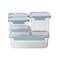 LocknLock Classic Plus Mint 5-pcs Food Container Set (385ml x2, 910ml, 2L, 2.8L) &ndash; Airtight &amp; BPA-Free Containers