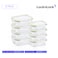 LocknLock Fresh Oven-Safe Glass Rectangular Food Container 8-Piece Set &ndash; Airtight Leakproof Lids, Microwave, Oven, Air Fryer and Freezer Safe