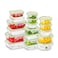 LocknLock Fresh Oven-Safe Glass Food Container 18-Piece Set &ndash; Airtight Leakproof Lids, Microwave, Oven, Air Fryer and Freezer Safe