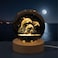 3D Crystal Ball Dolphin Lamp – LED Night Light Desk Decor

