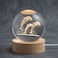 3D Crystal Ball Dolphin Lamp – LED Night Light Desk Decor

