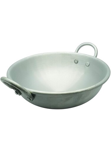 Raj Aluminium Cooking Pot, Silver, 23.5 cm, RKWK09
