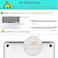 USA Version English Language Silicone Keyboard Cover Compatible for MacBook Air 13" 2020 M1 Chip Model A2179/A2337 With Touch ID, Dust/Spill Protection, Easy Install &amp; Washable Protector, Sky Blue