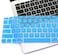 USA Version English Language Silicone Keyboard Cover Compatible for MacBook Air 13" 2020 M1 Chip Model A2179/A2337 With Touch ID, Dust/Spill Protection, Easy Install &amp; Washable Protector, Sky Blue