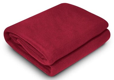 Home Quilt Luxuriously Soft, Warm and Stylish Blanket for Ultimate Comfort Solid Slingle 240 GSM Flees - (220 x 130 CM) Marron