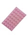 35-Cavity Heart Shaped Cookie Mold, Pink Silicone Baking Mould