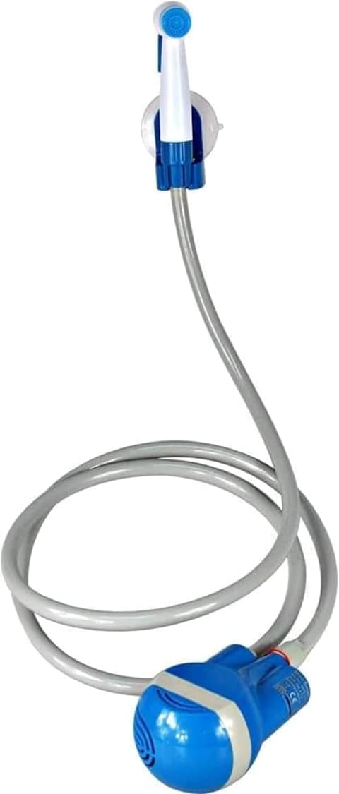 Indoor and Outdoor Camping Hygiene Solution Muslim Shattaf Portable Travel Bidet Hose Spray with Foldable Bucket -