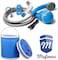 Indoor and Outdoor Camping Hygiene Solution Muslim Shattaf Portable Travel Bidet Hose Spray with Foldable Bucket -