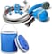 Indoor and Outdoor Camping Hygiene Solution Muslim Shattaf Portable Travel Bidet Hose Spray with Foldable Bucket -
