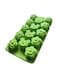 Bear and Flower shaped Silicone Mold – Perfect for Baking, Candy, Ice, and Crafts(green)