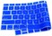 USA Version English Language Silicone Keyboard Cover Compatible for MacBook Air 13" 2020 M1 Chip Model A2179/A2337 With Touch ID, Dust/Spill Protection, Easy Install &amp; Washable Protector, Dark Blue