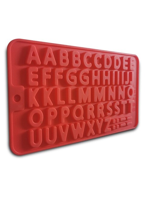 High-Quality Silicone Alphabet Chocolate Mold Set &ndash; Easy-to-Use Molds for Crafting Custom Lettered Chocolates and Cake Decorations
