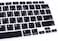 USA Version Arabic Language Silicone Keyboard Cover Compatible for MacBook Air 13" 2020 M1 Chip Model A2179/A2337 With Touch ID, Dust/Spill Protection, Easy Install &amp; Washable Protector, Black
