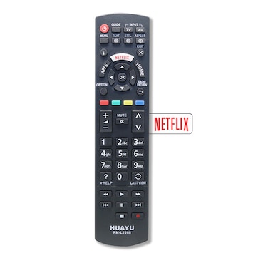 HUAYU RM-L1268 Universal Smart TV Remote Control Replacement for Panasonic LCD/LED TVs