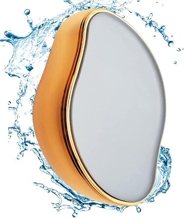 2024 New Crystal Hair Eraser - Painless Exfoliation &amp; Hair Removal Tool for Silky Smooth Skin - Suitable for Men &amp; Women - Versatile Grooming Solution" Gold