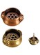 Big Bargain Store 2 Pcs Premium Brass Incense Burner Holder Set - Incense Stick Holders for Home Decor, Yoga, Meditation, and Zen Ambiance, Perfect for Middle Eastern Homes and Traditions