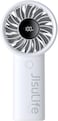 JISULIFE Handheld Mini Fan, 5000mAh Upgraded Portable Fan with Powerful Wind, USB Rechargeable Mini Hand Fan with Digital Display,5 Wind Speeds, Ideal for Travel/Beach/School/Makeup-Grey