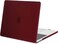 Hard Shell Case &amp; US Layout English Keypad Cover Compatible for MacBook New Pro 13" with Touch Bar and Touch ID, Model A1706/A1708/A2159/A1989, Release in 2016/2017/2018, Wine Red