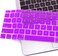 USA Version English Language Silicone Keyboard Cover Compatible for MacBook Air 13" 2020 M1 Chip Model A2179/A2337 With Touch ID, Dust/Spill Protection, Easy Install &amp; Washable Protector, Purple
