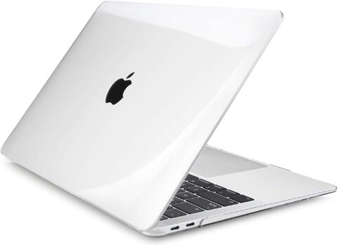 Hard Shell Case &amp; UK Layout English Keypad Cover Compatible for MacBook New Pro 13&quot; with Touch Bar and Touch ID, Model A1706/A1708/A2159/A1989, Release in 2016/2017/2018, Clear