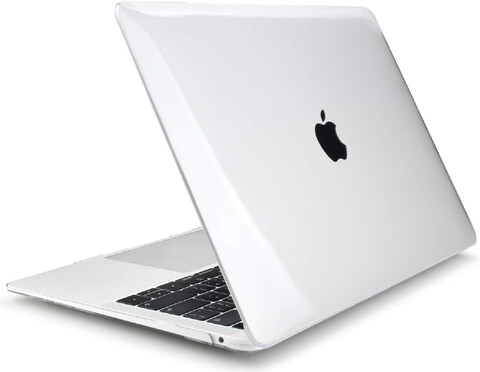 Hard Shell Case &amp; UK Layout English Keypad Cover Compatible for MacBook New Pro 13&quot; with Touch Bar and Touch ID, Model A1706/A1708/A2159/A1989, Release in 2016/2017/2018, Clear