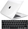 Hard Shell Case &amp; UK Layout English Keypad Cover Compatible for MacBook New Pro 13&quot; with Touch Bar and Touch ID, Model A1706/A1708/A2159/A1989, Release in 2016/2017/2018, Clear