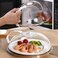 Microwave Splatter Cover with Handle and Adjustable Steam Vents &ndash; Transparent Microwave Plate Cover Lid, Keeps Microwave Oven Clean and Neat