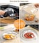 Microwave Splatter Cover with Handle and Adjustable Steam Vents &ndash; Transparent Microwave Plate Cover Lid, Keeps Microwave Oven Clean and Neat