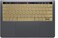 USA Version English Silicone Protective Keyboard Cover for Macbook Pro 13/15 Inch with Touch Bar Model A1706/A1707/A1989/A1990/A 2159, Release 2016/2017/2018/2019, Gold