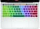 USA Version English Silicone Protective Keyboard Cover for Macbook Pro 13/15 Inch with Touch Bar Model A1706/A1707/A1989/A1990/A 2159, Release 2016/2017/2018/2019, Rainbow-01