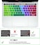 USA Version English Silicone Protective Keyboard Cover for Macbook Pro 13/15 Inch with Touch Bar Model A1706/A1707/A1989/A1990/A 2159, Release 2016/2017/2018/2019, Rainbow-01