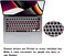EU/UK Layout Russian English Keyboard Cover for MacBook Air 15.3&quot; M2 A2941/Air 13.6&quot; M2 A2681, MacBook Pro 14.2&quot;/16.2&quot; 2023-2021 M3/M2/M1, A2918/A2992/A2779/A2442/A2991/A2780/A2485, Black