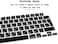 EU/UK Layout Russian English Keyboard Cover for MacBook Air 15.3&quot; M2 A2941/Air 13.6&quot; M2 A2681, MacBook Pro 14.2&quot;/16.2&quot; 2023-2021 M3/M2/M1, A2918/A2992/A2779/A2442/A2991/A2780/A2485, Black