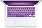 US Layout Arabic English Keyboard Cover for Older Version MacBook Pro 13&quot;/15&quot; (A1278/A1286)&amp; Macbook Retina 13&quot;/15&quot; (A1425/A1502/A1398)&amp; Older Version MacBook Air 13&quot; (A1369/A1466) Purple Color