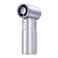 JISULIFE Mini Handheld Fan Life9S - Sleek Chrome: Turbo Power, 22 Hours Cooling, LED Display, 5000mAh, 5-Speed, Small Portable Fan for Travel, Cruise, Concerts, Trendy Gifts for Women Men-Blue