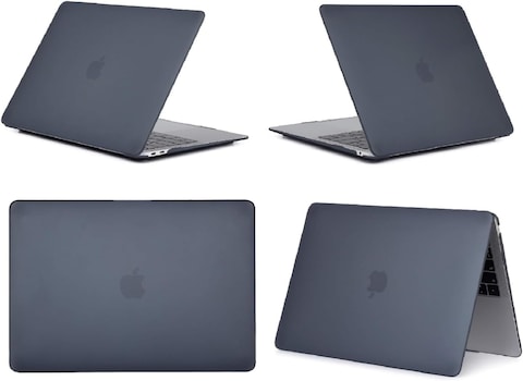 Protective Hard Shell Case Cover Compatible with MacBook Pro 16-Inch Model (A2141 MVVJ2xx/A, MVVK2xx/A, MVVL2xx/A, MVVM2xx/A) Retina Display with Touch Bar Touch ID, Black