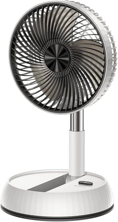 Yesido Table/Floor Fan Premium Folding Fan YF11, 6000 mAh, 92 cm, Remote Control, Foldable