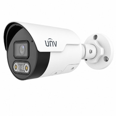 UNV IPC2122LE-ADF28(40)KMC-DL 2MP ColorHunter Fixed Dual-Light Bullet Network Camera, Full HD 1080P Outdoor IP CCTV Security Camera, Smart IR &amp; White Light Night Vision, Built-in Mic &amp; Speaker, 120dB WDR, Ultra 265/H.265 Video Compression, PoE Supported, IP67 Weatherproof Surveillance Camera