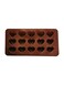Heart-Shaped Silicone Chocolate Mold - 15-Cavity Baking and Muffin Pan, Perfect for Cakes, Muffins, and Chocolate Treats