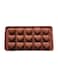 Heart-Shaped Silicone Chocolate Mold - 15-Cavity Baking and Muffin Pan, Perfect for Cakes, Muffins, and Chocolate Treats