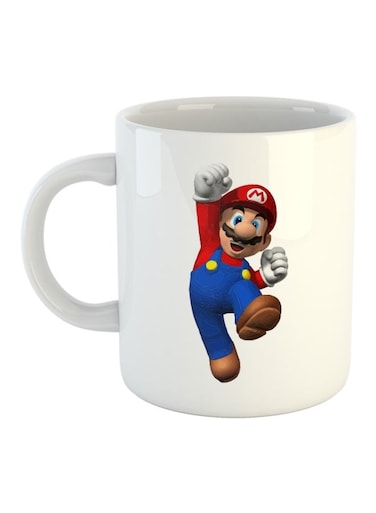 Super Mario Coffee Mug White/Blue/Red