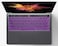 USA Version English Silicone Protective Keyboard Cover for Macbook Pro 13/15 Inch with Touch Bar Model A1706/A1707/A1989/A1990/A 2159, Release 2016/2017/2018/2019, Purple
